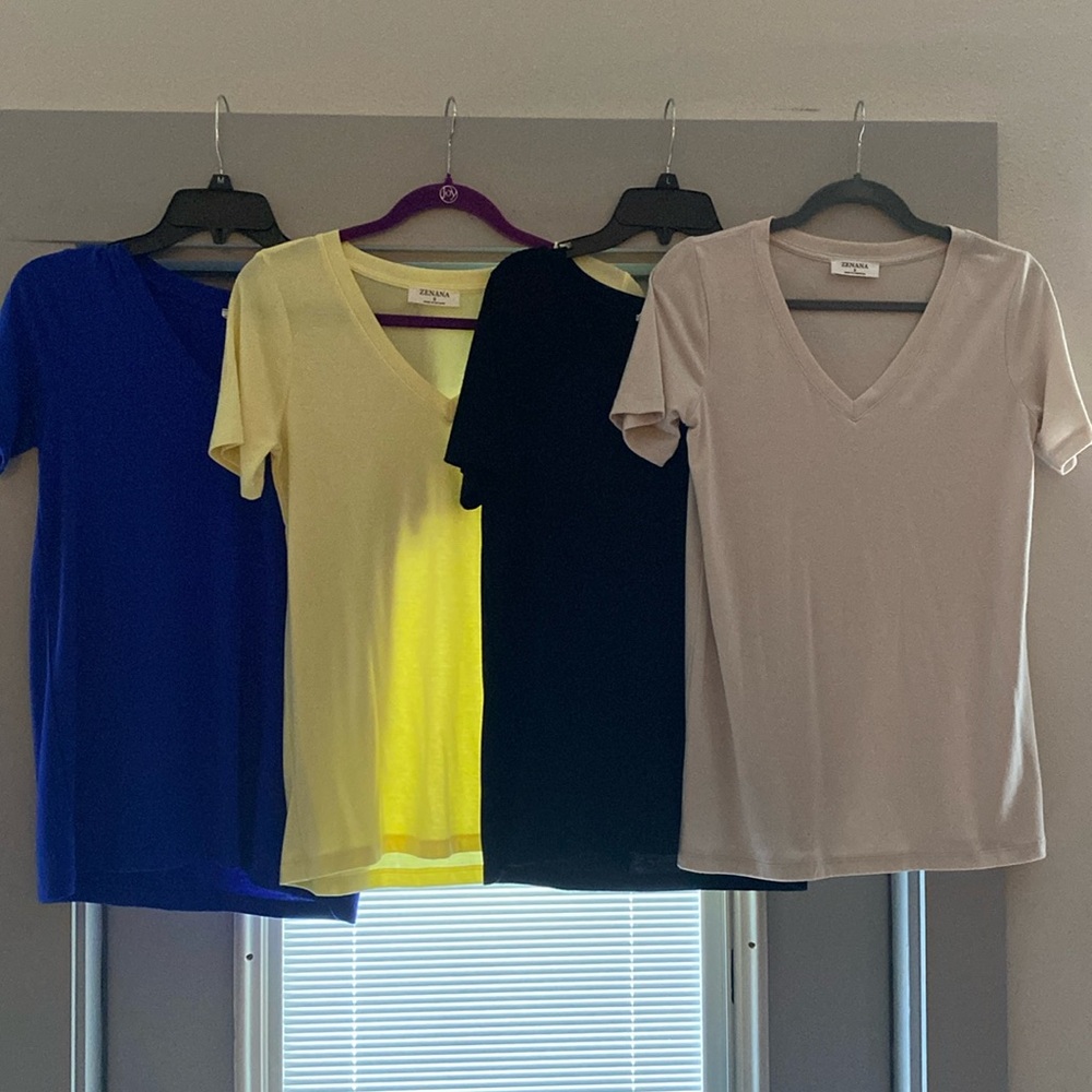 Four Stretchy Women’s Shirts